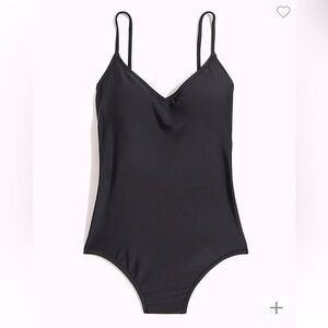 J Crew Ballet one piece swimsuit XS black